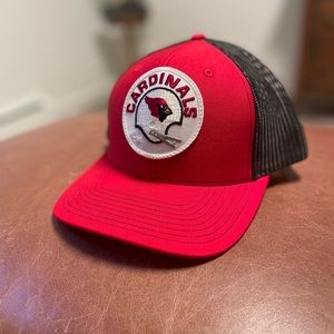 Arizona Cardinals custom made vintage patch trucker hat